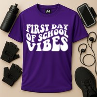 First Day Of School Vibes Retro Performance Shirt