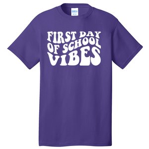 First Day Of School Vibes Retro Tall T-Shirt