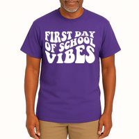 First Day Of School Vibes Retro Tall T-Shirt