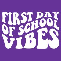First Day Of School Vibes Retro Tall T-Shirt