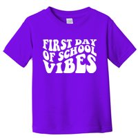 First Day Of School Vibes Retro Toddler T-Shirt