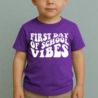 First Day Of School Vibes Retro Toddler T-Shirt