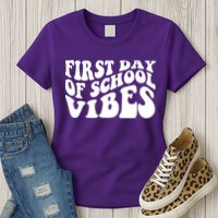 First Day Of School Vibes Retro Womens T-Shirt