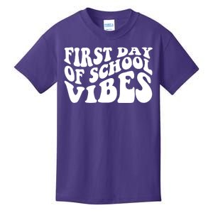 First Day Of School Vibes Retro Kids T-Shirt