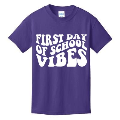 First Day Of School Vibes Retro Kids T-Shirt