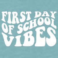 First Day Of School Vibes Retro Sueded Cloud Jersey T-Shirt