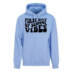 First Day Of School Vibes Retro Unisex Surf Hoodie