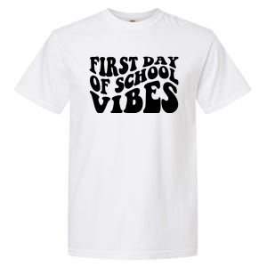 First Day Of School Vibes Retro Garment-Dyed Heavyweight T-Shirt