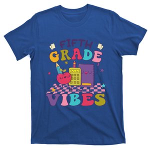 First Day Of School Fifth Grade Vibes Back To School Cool Gift T-Shirt