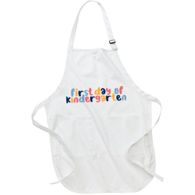 First Day Of Kindergarten Colorful Cute Apron