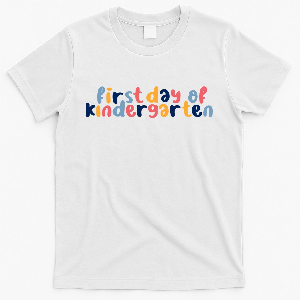 First Day Of Kindergarten Colorful Cute T-Shirt