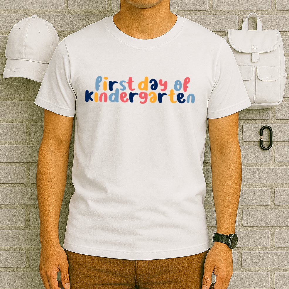 First Day Of Kindergarten Colorful Cute T-Shirt