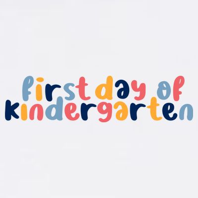 First Day Of Kindergarten Colorful Cute T-Shirt