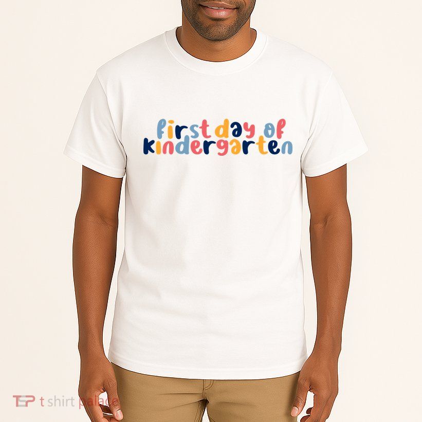First Day Of Kindergarten Colorful Cute Tall T-Shirt