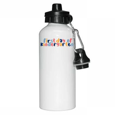 First Day Of Kindergarten Colorful Cute Aluminum Water Bottle