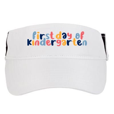 First Day Of Kindergarten Colorful Cute Adult Drive Performance Visor