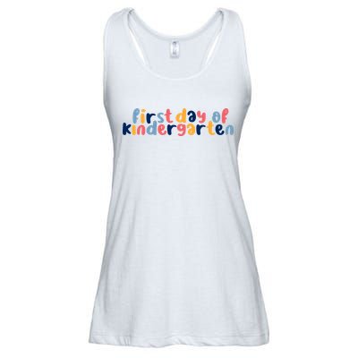 First Day Of Kindergarten Colorful Cute Ladies Essential Flowy Tank
