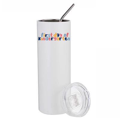 First Day Of Kindergarten Colorful Cute Stainless Steel Tumbler