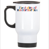 First Day Of Kindergarten Colorful Cute Stainless Steel Travel Mug