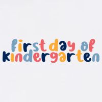 First Day Of Kindergarten Colorful Cute Womens T-Shirt