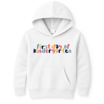 First Day Of Kindergarten Colorful Cute Kids Hoodie