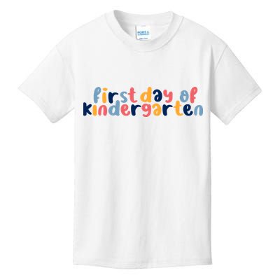First Day Of Kindergarten Colorful Cute Kids T-Shirt