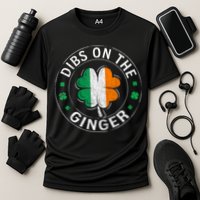 Funny Dibs On The Ginger St Patricks Day Shamrock Performance Shirt