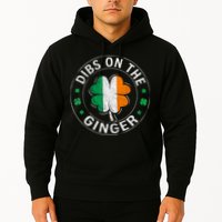 Funny Dibs On The Ginger St Patricks Day Shamrock Hoodie
