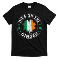 Funny Dibs On The Ginger St Patricks Day Shamrock T-Shirt
