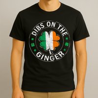 Funny Dibs On The Ginger St Patricks Day Shamrock T-Shirt