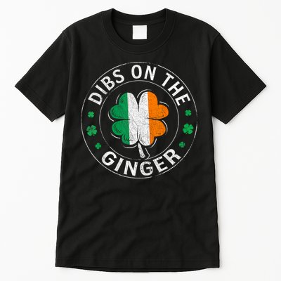 Funny Dibs On The Ginger St Patricks Day Shamrock Tall T-Shirt