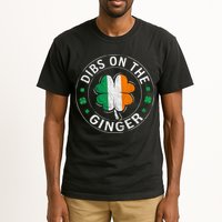 Funny Dibs On The Ginger St Patricks Day Shamrock Tall T-Shirt