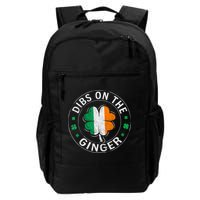 Funny Dibs On The Ginger St Patricks Day Shamrock Backpack
