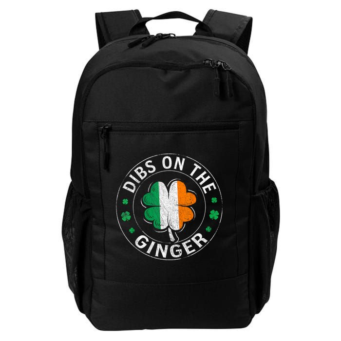 Funny Dibs On The Ginger St Patricks Day Shamrock Backpack