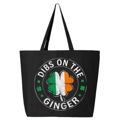 Funny Dibs On The Ginger St Patricks Day Shamrock 25L Jumbo Tote