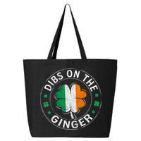 Funny Dibs On The Ginger St Patricks Day Shamrock 25L Jumbo Tote