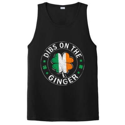 Funny Dibs On The Ginger St Patricks Day Shamrock PosiCharge Competitor Tank
