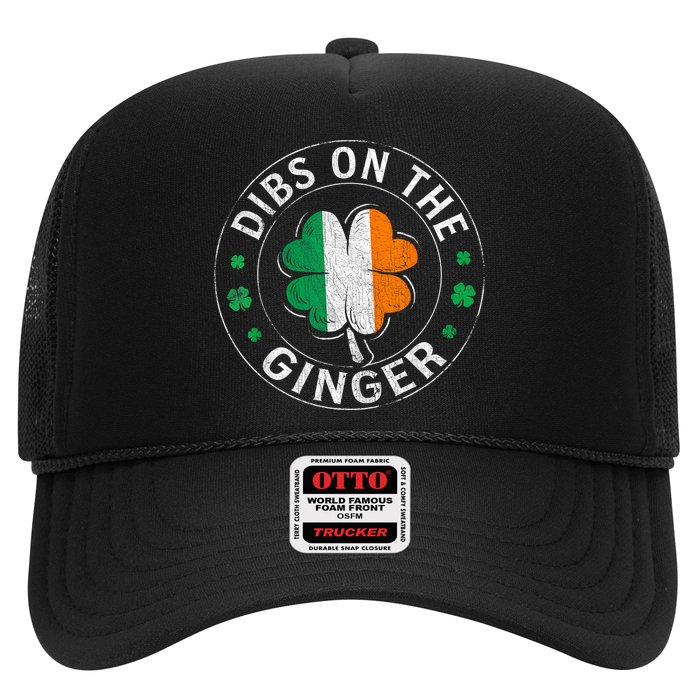 Funny Dibs On The Ginger St Patricks Day Shamrock Trucker Hat