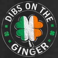 Funny Dibs On The Ginger St Patricks Day Shamrock Trucker Hat