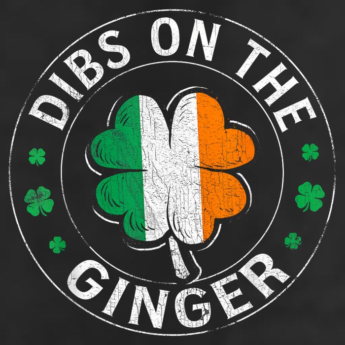 Funny Dibs On The Ginger St Patricks Day Shamrock Trucker Hat