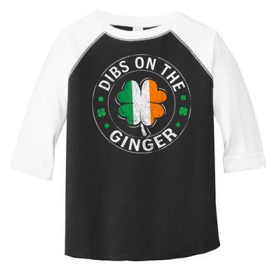 Funny Dibs On The Ginger St Patricks Day Shamrock Toddler Fine Jersey T-Shirt