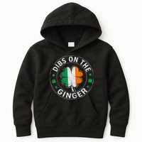 Funny Dibs On The Ginger St Patricks Day Shamrock Kids Hoodie