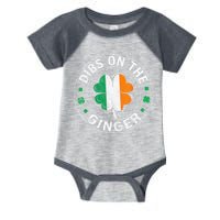 Funny Dibs On The Ginger St Patricks Day Shamrock Infant Baby Jersey Bodysuit