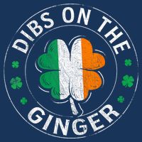 Funny Dibs On The Ginger St Patricks Day Shamrock Infant Baby Jersey Bodysuit