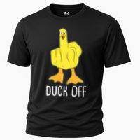 Funny Duck Off Middle Finger Performance Shirt