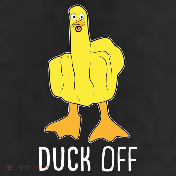 Funny Duck Off Middle Finger 11oz C Handle Ceramic Mug