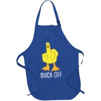 Funny Duck Off Middle Finger Apron