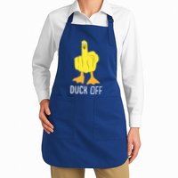 Funny Duck Off Middle Finger Apron