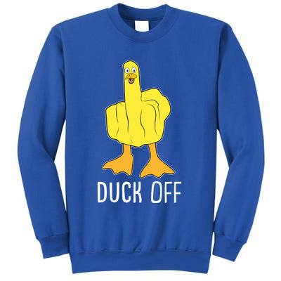 Funny Duck Off Middle Finger Sweatshirt
