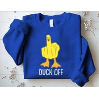 Funny Duck Off Middle Finger Sweatshirt